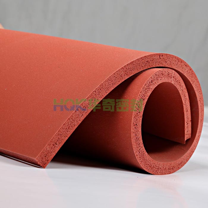 紅色硅膠發泡板 紅色硅膠發泡板