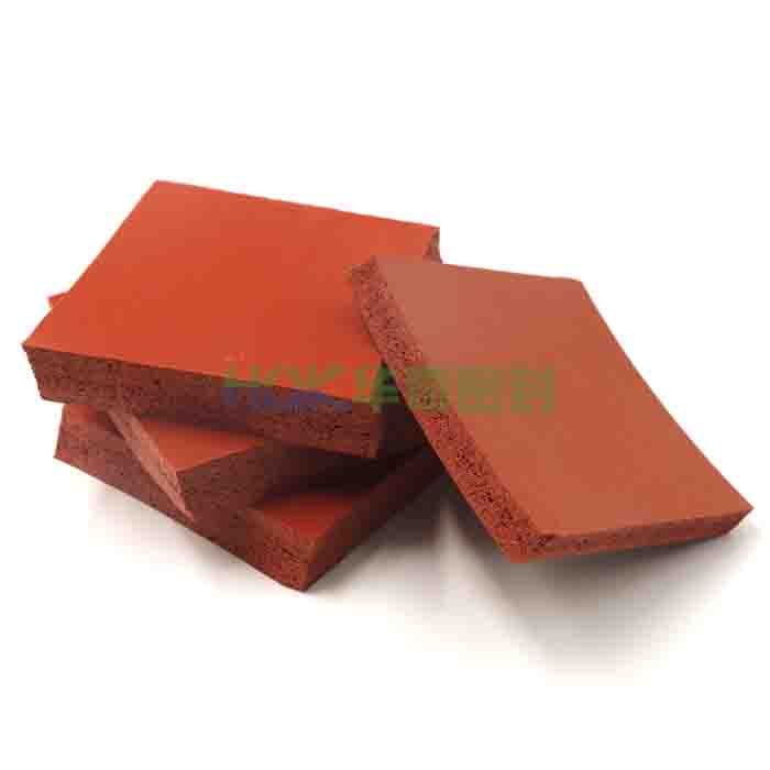 紅色硅膠發泡板